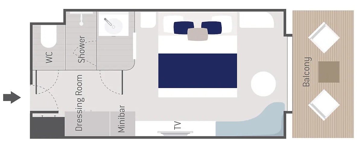 MyCruise Ponant Le-Champlain Kahytter Balkon PR4,PR5,PR62